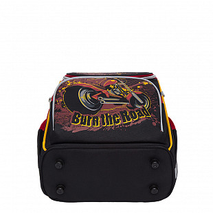 Рюкзак школьный GRIZZLY RAm-085-5 /1 black/red