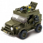 Конструктор Sluban Армейский джип M38-B0299