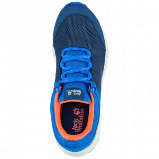 Полуботинки детские Jack Wolfskin Coogee Low K blue / orange