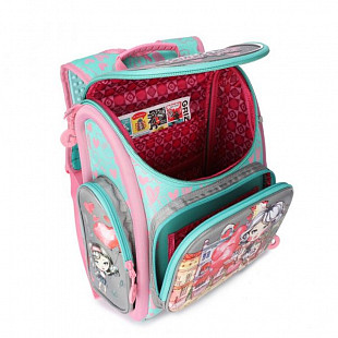 Рюкзак школьный GRIZZLY RA-971-3 /1 grey/pink