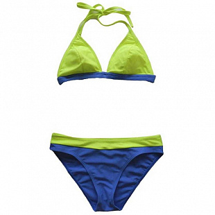 Купальник женский для пляжа Atemi bluish/yellow LW11-L