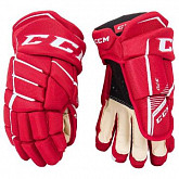 Перчатки хоккейные CCM JetSpeed FT370 Jr red