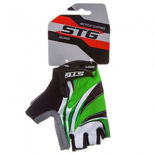 Велоперчатки STG летние "дышащей" green Х61887