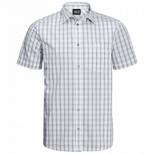 Рубашка мужская Jack Wolfskin Hot Springs Shirt M white rush checks
