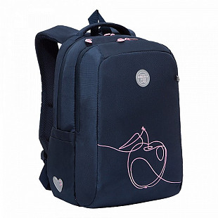 Рюкзак школьный GRIZZLY RG-166-3 /2 blue