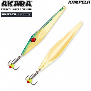 Блесна зимняя Akara Ice Kampela 75 Go/Go тройник на цепочке AI-KAM-75-C-GO/GO
