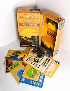 Настольная игра Hobby World Колонизаторы. Купцы и Варвары. Расширение для 5-6 игроков 1100