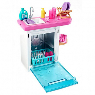 Игровой набор Barbie Посудомоечная машина FXG33 FXG35