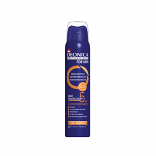 Антиперспирант аэрозольный Deonica 5 Protection For Men 200 мл