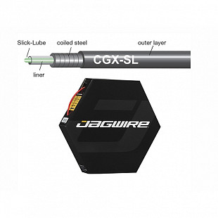 Рубашка троса Jagwire 5мм cgx со смазкой 1 м red ZJG16101-W