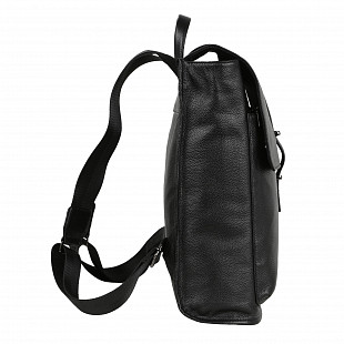 Кожаный рюкзак Polar 9201 black