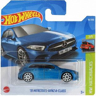 Машинка Hot Wheels Базовой коллекции '19 Mercedes-Benz A-Class 18/250 (5785 HCV27) mainline 2022