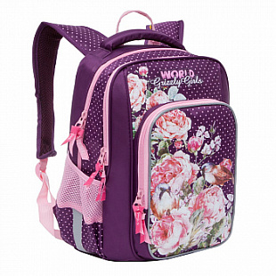 Рюкзак школьный GRIZZLY RG-866-2 /4 purple