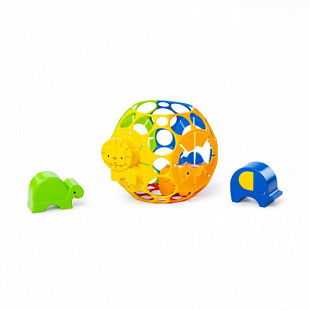 Развивающая игрушка-сортер O-Ball Приключения в джунглях 10064