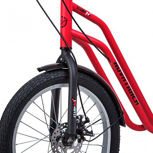 Самокат внедорожный Novatrack City Line Red 18/14" 18DSTAMPN1CL.RD8