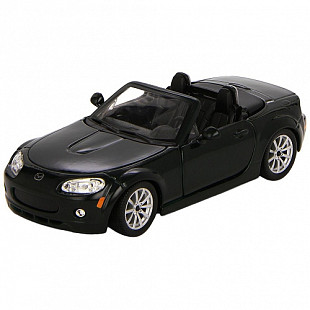 Коллекционная машина Bburago 1:24 Mazda MX-5 Miata (18-22109) black