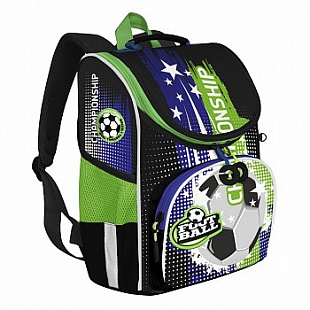 Рюкзак школьный GRIZZLY RAm-085-4 /1 blue/green