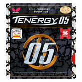 На картинке изображен Накладка для ракеток Butterfly Tenergy 05 red Накладка для ракеток Butterfly Tenergy 05 red