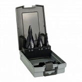 Набор из 3 ступенчатых сверл Bosch HSS-AlTiN 4-12