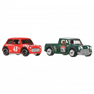 Набор машинок Hot Wheels Premium Car Culture Morris Mini & '67 Austin Mini Pickup (JBK97)