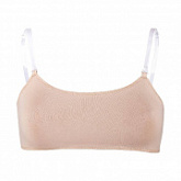Топ-невидимка гимнастический Amely на бретелях AA-7030 beige
