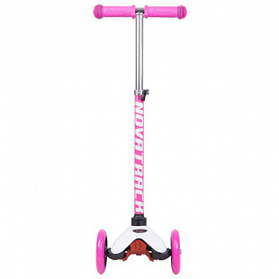 Самокат-кикборд Novatrack Disco-kids White/Pink 120H.DISCOKIDS.WPN8