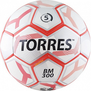 Мяч футбольный Torres BM 300 F30745 white/silver/blue