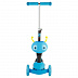 Самокат-кикборд Novatrack Disco-kids Детский трансформер Blue 120S.DISCOKIDS.BL7