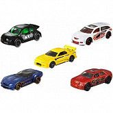 Набор машинок Hot Wheels 5 машинок (DJG23) yellow/blue/red/black/white