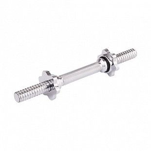 Гриф гантельный Starfit Core BB-107 хромированный 25 см 