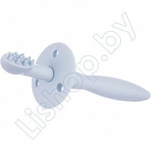 Зубная щетка Canpol babies с прорезывателем и ограничителем (51/500_blu)