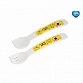 Набор Canpol babies Для кормления Ложка и вилка 12м+ 4/414 Bear