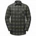 Рубашка мужская Jack Wolfskin Red River Shirt woodland green checks