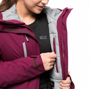 Куртка женская Jack Wolfskin Troposphere Women amethyst