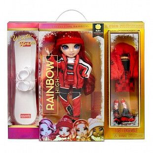 Кукла Rainbow High "Руби Андерсон. Зимние каникулы" 574286EUC red