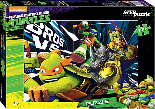 Пазлы Step Puzzle 120 "Черепашки Ниндзя" 75137
