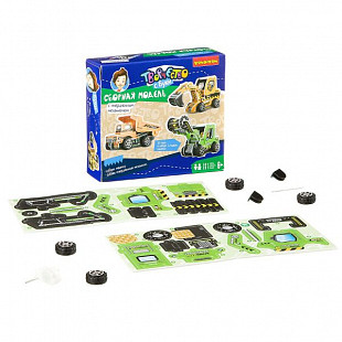 Сборная 3D модель для раскрашивания Bondibon Каток с инерционным механизмом ВВ2215