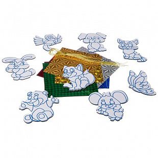 Набор для творчества Bondibon Волшебные наклейки с 3D эффектом ВВ2177