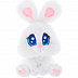 Мягкая игрушка-антистресс СмолТойс Зайчонок Тишка 1657/БЕЛ/25