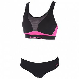 Купальник женский Aqua Sphere Kuma black/pink