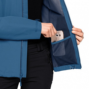 Куртка женская Jack Wolfskin Evandale Jacket W indigo blue