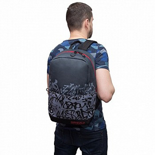 Городской рюкзак GRIZZLY RQ-010-2 /1 dark grey/grey/black