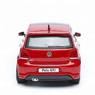 Модель автомобиля Bburago 1:24 Volkswagen Polo GTI Mark 5 (18-21059) red