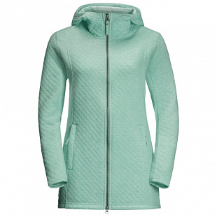 Пальто женское Jack Wolfskin Mila Hooded Jacket W light jade
