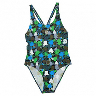 Купальник детский спортивный Mad Wave Jelly Fish green