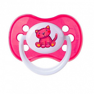 Пустышка Canpol babies Силиконовая Cимметричная Milky 6-18 мес 22/542 Pink
