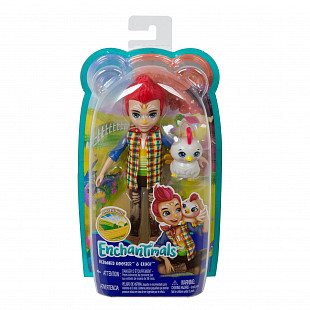 Кукла Enchantimals Редвард Петушок с питомцем GJX39