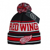 Шапка Atributika&Club NHL Detroit Red Wings 59013 black/red