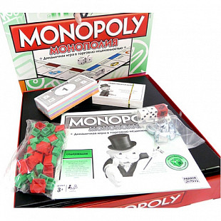 Игра детская настольная Hasbro монополия классическая 00009