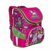 Рюкзак школьный GRIZZLY RA-981-2 /1 fuchsia/honeysuckle